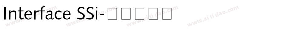 Interface SSi字体转换